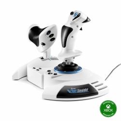 Thrustmaster T.Flight Hotas One Microsoft Flight Simulator Edition - Le HOTAS d'initiation le plus populaire, désormais sous licence officielle Microsoft Flight Simulator sur Xbox Series X|S et PC 