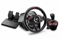 Thrustmaster T128 Shifter Pack Noir Volant + pédales + levier de vitesse Analogique/Numérique PC, Xbox One, Xbox One S, Xbox One X 
