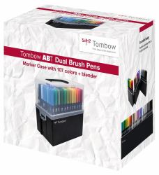 Tombow ABT-108C marqueur 107 pièce[s] Pointe du marqueur/fine Multicolore 