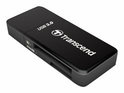 Transcend RDF5 lecteur de carte mémoire USB 3.2 Gen 1 [3.1 Gen 1] Type-A Noir 