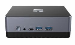 Trekstor WBX5005 Intel® Core™ i3 i3-5005U 4 Go 128 Go SSD Mini PC Noir, Gris  - Version Allemande
