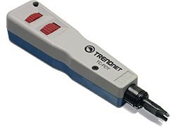Trendnet TC-PDT Punch Down Tool with 110 and Krone Blade analyseur de réseaux Bleu, Blanc 