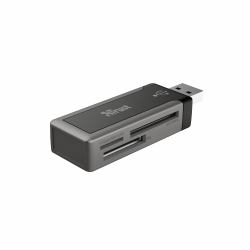 Trust 36-in-1 USB2 Mini Cardreader CR-1350p lecteur de carte mémoire USB Blanc 