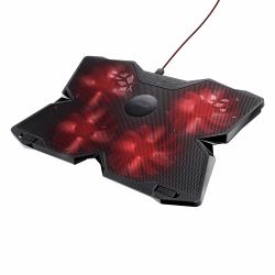 Trust GXT 278 système de refroidissement pour ordinateurs portables 43,9 cm [17.3"] Noir 