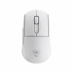 Turtle Beach Burst II Air - Souris gaming sans fil 2,4 GHz : ultralégère avec 47 g, touches optiques, symétrique, capteur optique 26 000 PPP, Bluetooth, autonomie 120h, câble USB-C - Blanc 