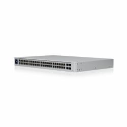 Ubiquiti UniFi USW-48-POE commutateur réseau Géré L2 Gigabit Ethernet [10/100/1000] Connexion Ethernet, supportant l'alimentation via ce port [PoE] 1U Acier inoxydable 