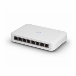 Ubiquiti UniFi Switch Lite 8 PoE Géré L2 Gigabit Ethernet [10/100/1000] Connexion Ethernet, supportant l'alimentation via ce port [PoE] Blanc 