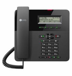 Unify OpenScape Desk Phone CP210 Téléphone analogique Noir  - Version UK