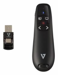 V7 Télécommande de présentation sans fil WP500C double USB-C + USB-A - 2,40 GHz RF 