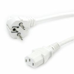 VALUE Câble d'alimentation, blanc 1,8m 