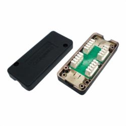 VALUE 21.99.3048 boîte de jonction réseau Cat6a Noir 