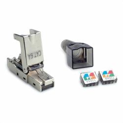 VALUE 26.99.0373 connecteur de fils RJ-45 Argent 