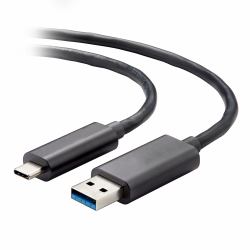 Vaddio 440-1007-008 câble USB USB 3.2 Gen 2 [3.1 Gen 2] 8 m USB C USB A 10 Gbit/s Noir 
