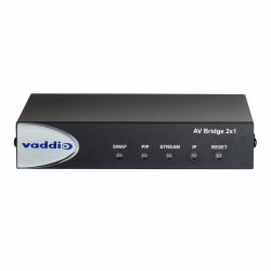 Vaddio 999-8250-001 Passerelle de conférence audio AV 1920 x 1080 pixels Ethernet/LAN Noir 