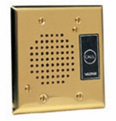 Valcom Doorplate Speaker w/LED Laiton 