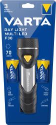 Varta Day Light Multi LED F30 Noir, Argent, Jaune Lampe torche 