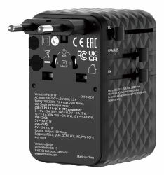 Verbatim 30191 chargeur d'appareils mobiles Universel Noir Secteur Charge rapide Intérieure 