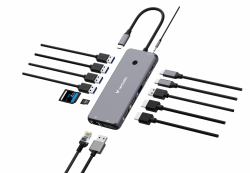 Verbatim CMH-14 USB Type-C 5000 Mbit/s Argent 