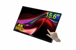 Verbatim 32238 écran plat de PC 39,6 cm [15.6"] 3840 x 2160 pixels 4K Ultra HD LCD Écran tactile Noir 