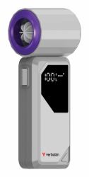 Verbatim Cool 'n' Go AirJet Gris, Violet Ventilateur portable 