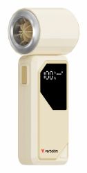 Verbatim Cool 'n' Go AirJet Argent, Blanc Ventilateur portable 