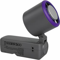 Verbatim 32349 brumisateur et ventilateur portable personnel Violet, Gris 