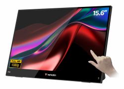 Verbatim Portable 15.6" FHD Touch Monitor LIGHT Moniteur portable Noir 39,6 cm [15.6"] LCD 1920 x 1080 pixels 