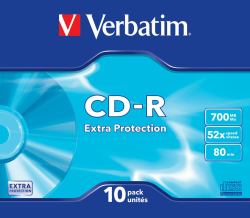 Verbatim CD-R Extra Protection 700 Mo 52x 10 pièce[s] 