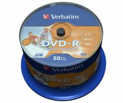 Verbatim 43533 DVD vierge 4,7 Go DVD-R 50 pièce[s] 