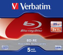 Verbatim 43615 disque vierge Blu-Ray BD-RE 25 Go 5 pièce[s] 