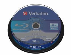 Verbatim BD-R SL 25GB 6 x 10 Pack Spindle 25 Go 10 pièce[s] 
