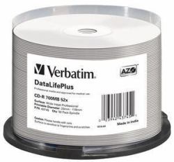 Verbatim CD-R 52x DataLifePlus 700 Mo 50 pièce[s] 