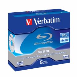 Verbatim 43748 disque vierge Blu-Ray BD-R 50 Go 5 pièce[s] 