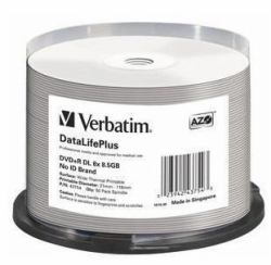 Verbatim DataLifePlus 8,5 Go DVD+R DL 50 pièce[s] 