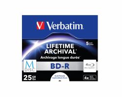 Verbatim M-Disc 4x BD-R 25 Go 5 pièce[s] 
