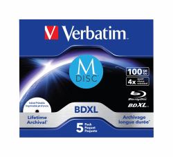 Verbatim 43834 disque vierge Blu-Ray BDXL 100 Go 5 pièce[s] 