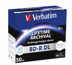 Verbatim MDISC BD-R DL 50 Go 5 pièce[s] 