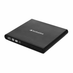Verbatim External Slimline CD/DVD Writer lecteur de disques optiques DVD±RW Noir 