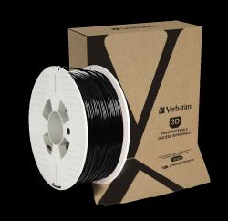 Verbatim 55327 matériel d'impression 3D Acide polylactique [PLA] Noir 1 kg 