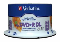 Verbatim 97693 DVD vierge 8,5 Go DVD+R DL 50 pièce[s] 