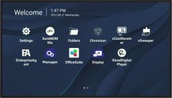 Viewsonic CDE9830 Écran d'affichage dynamique 2,49 m [98"] Wifi 500 cd/m² 4K Ultra HD Noir Intégré dans le processeur Android 11 