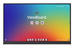 Viewsonic IFP7553 tableau blanc interactif 189,2 cm [74.5"] 3840 x 2160 pixels Écran tactile Noir 