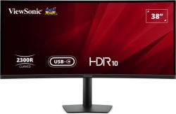 Viewsonic VA3820C écran plat de PC 96,5 cm [38"] 3840 x 1600 pixels Wide Quad HD+ LED Noir 