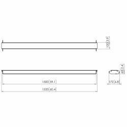 Vogel's PFA 9130 VIDEO WALL CROSS BAR CBNT 