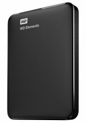 Western Digital Elements Portable disque dur externe 2 To 5400 tr/min 2.5" Micro-USB B 3.2 Gen 2 [3.1 Gen 2] Noir 