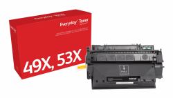 Toner Everyday™ Noir de Xerox compatible avec HP 49X 53X [Q5949X/ Q7553X], Grande capacité 