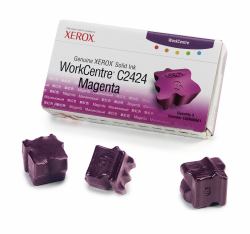 Xerox Encre solide Magenta WorkCentre C2424 d'origine [3 bâtonnets] 