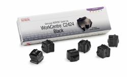 Xerox Encre solide Noire WorkCentre C2424 d'origine [6 bâtonnets] 