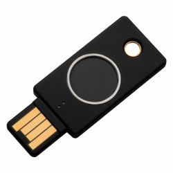 Bio - FIDO Edition, USB-A - Yubico YubiKey Bio FIDO - Edition, Windows, macOS, Chrome OS, Linux, Black, Google account,Microsoft - Warranty: 12M