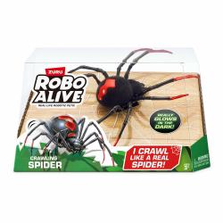 Robo Alive Crawling Spider Glow In the Dark Robotic Toy ZURU 